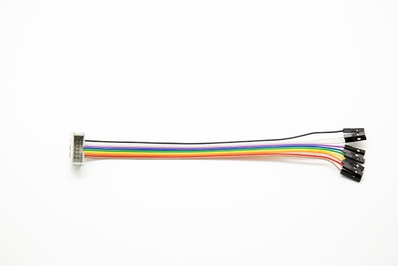 2.54mm Pitch 2 X 5 Silicone Ribbon Cable  Tinned Copper Awm Ribbon Cable