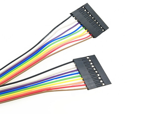 Male To Male Plug Custom Ribbon Cables , 300 Volts Laptop Ribbon Cable
