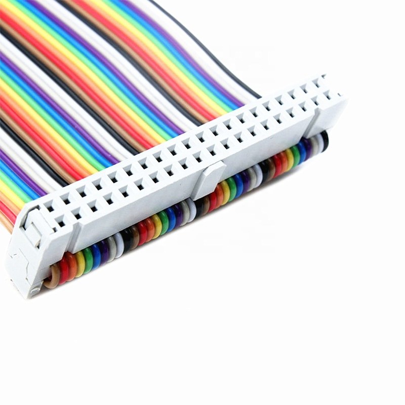 Various Length 1.27 Mm Ribbon Cable , Gaming Equipment Pcb Ribbon Cable