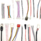 Terminal OEM Wire Harness 1.0mm / 2.54mm Pitch 2 / 4 / 6 Pin Rainbow Color