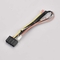 0 / 4 Gauge Gold Plated Ring Terminal Cable Customized Cutting / Peeling For HVAC Equipment
