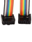 28AWG Rainbow Ribbon Cable 2 Pin - 8 Pin High Flexibility For DVD Players