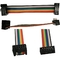 Male To Female Fireproof 10 Wire Ribbon Cable , Custom Length Awm 2651 Ribbon Cable