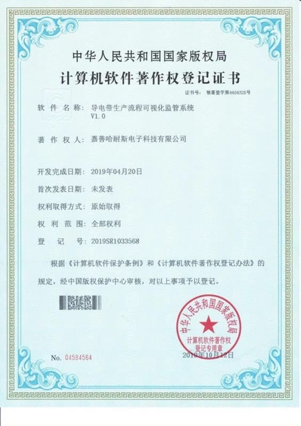 China Jiashan Harness Group Ltd Certification