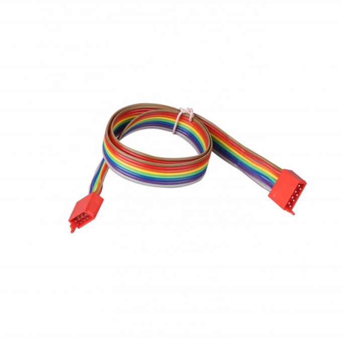 20cm 90cm Single Row 2 X 4 Pin Ribbon Cable , PCB Board Idc Ribbon Cable